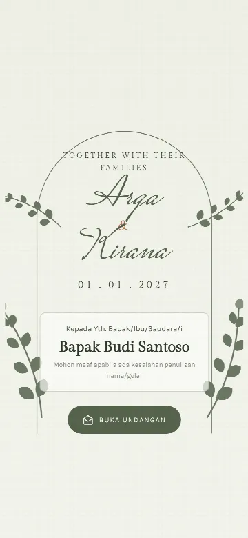 Pratinjau template Botanica
