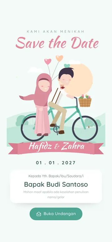 Pratinjau template Kayuh
