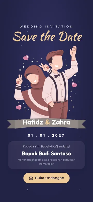 Pratinjau template Riang